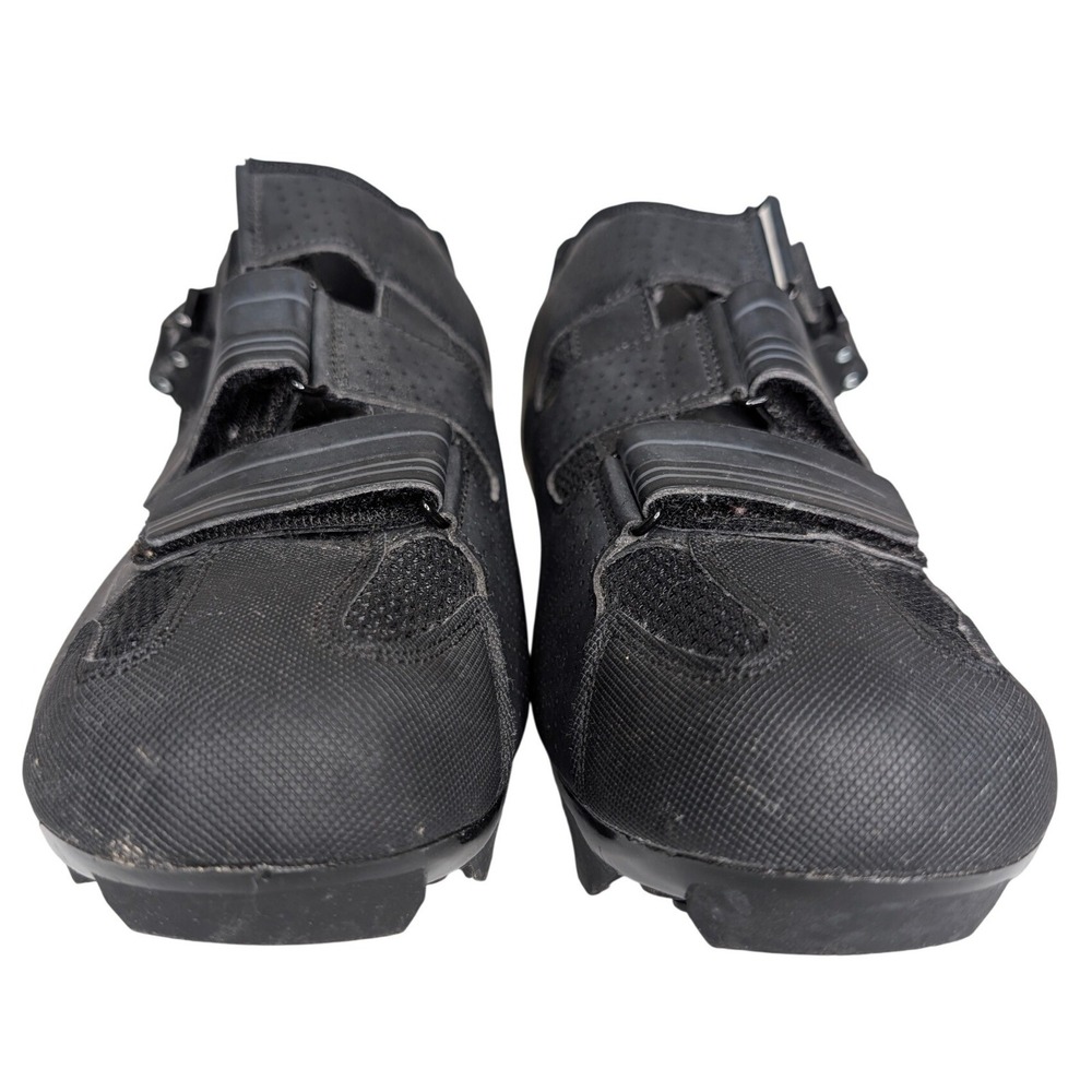 Serfas Switchback Clipless Cycling Shoes Men 9.5 EU 43 SPD MTB Trail Spin Black - Picture 3 of 10
